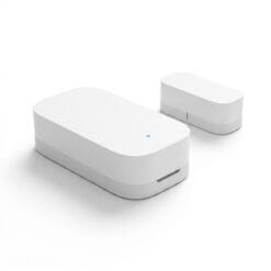 Cảm biến cửa đóng mở thông minh Aqara Door and Window Sensor T1 Zigbee 3.0 góc nghiêng nền trắng