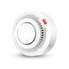 Cảm biến khói báo cháy thông minh Tuya Zigbee còi hú 80dB góc nghiêng nền trắng