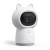 Camera an ninh trong nhà AI Aqara Hub G3 2K xoay 360 độ góc nghiêng nền trắng