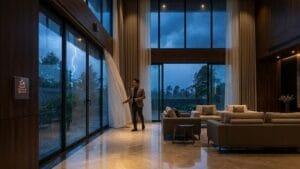 Hệ thống nhà thông minh tự động bật đèn và điều khiển rèm mượt mà không phụ thuộc vào đường truyền Internet