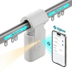 Sơ đồ lực kéo 12kg cảm biến ánh sáng tự động đóng mở rèm theo bình minh của Aqara E1