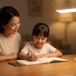 Đèn Bàn Học Chống Cận Thị ONR Đa Năng (3 Chế Độ Sáng, Tích Hợp Đồng Hồ & Ngăn Cắm Bút)